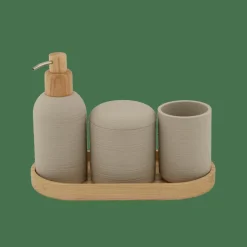 Accessoires Lavabo^CASA YUKI Distributeur De Savon Naturel, Beige