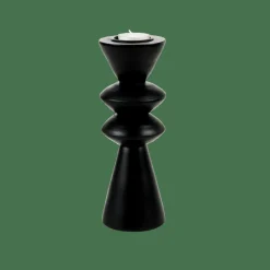 Porte-Bougies|Halloween^CASA ZIGZAG Support Bougie Chauffe-plat Noir